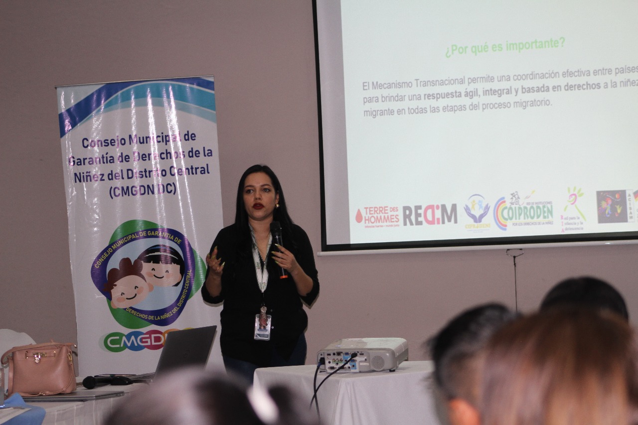 Presentación mecanismo trasnacional con el consejo municipal del distrito central en Honduras